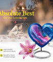 abstract heart-shaped burial large urn