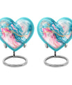 abstract heart urn