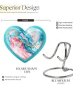 abstract heart urn