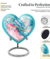 abstract heart urn
