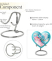 abstract heart urn