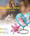 abstract heart urn