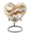 Abstract heart-shaped urn