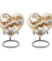 Abstract heart-shaped urn