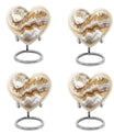 Abstract heart-shaped urn