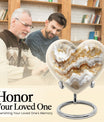 Abstract heart-shaped urn