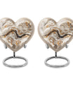 Vibrant Swirl Heart Memorial Urn for Ashes