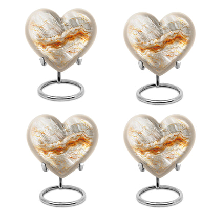 Vibrant Swirl Heart Urn