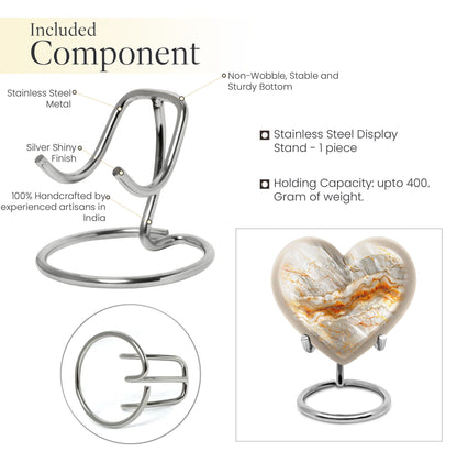Vibrant Swirl Heart Urn