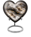 Vibrant Swirl Heart Urn