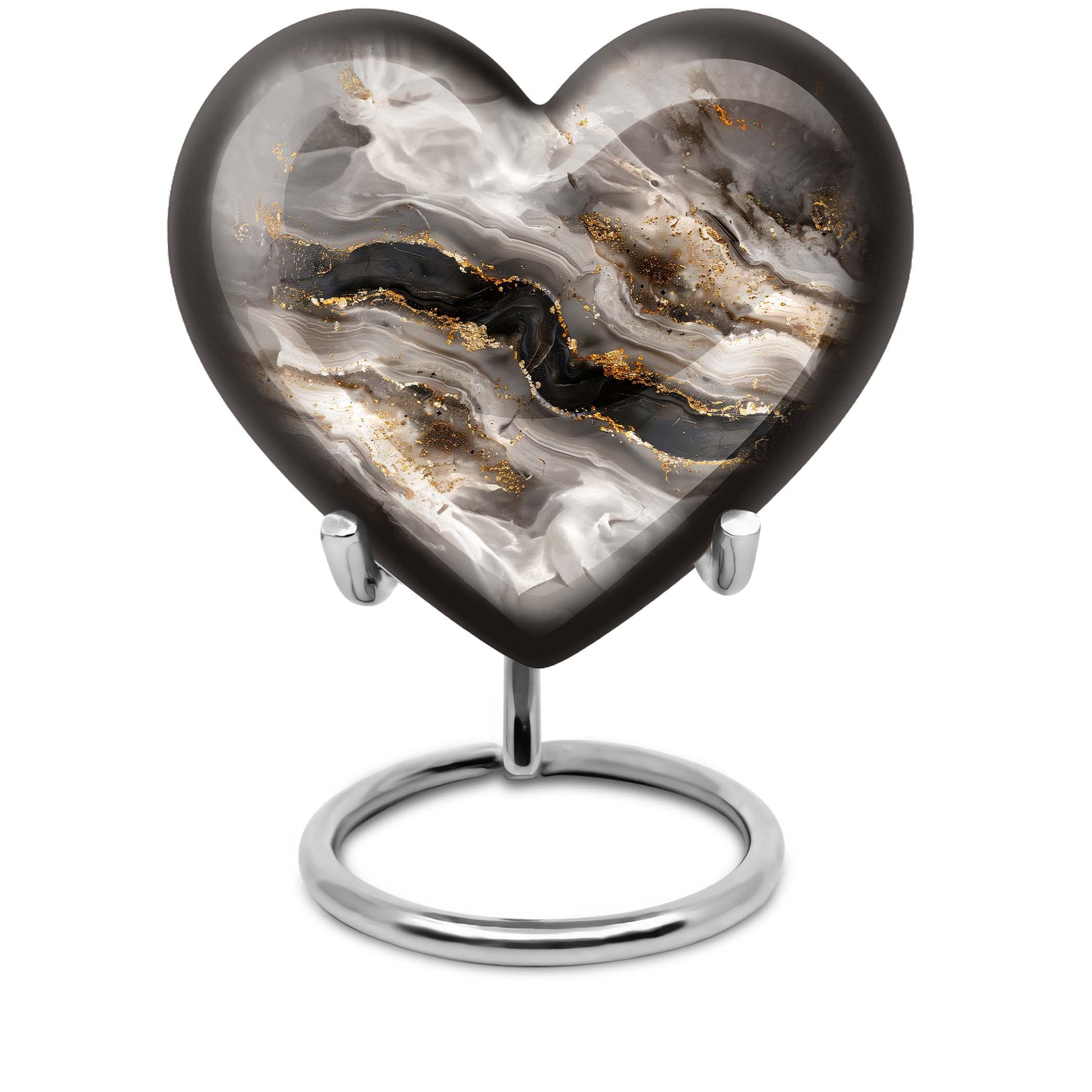 Vibrant Swirl Heart Urn