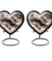 Vibrant Swirl Heart Urn
