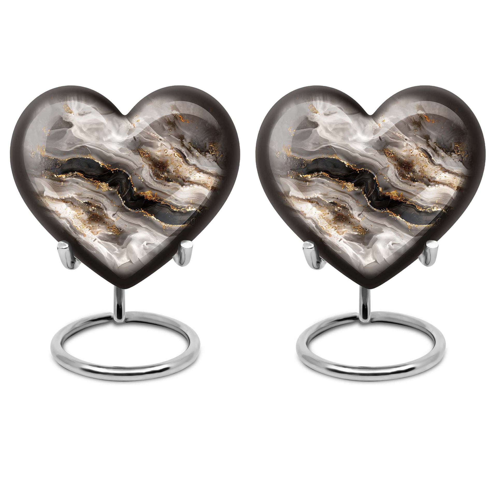 Vibrant Swirl Heart Urn