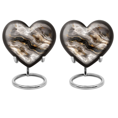 Vibrant Swirl Heart Urn