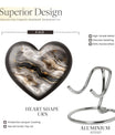 Vibrant Swirl Heart Urn