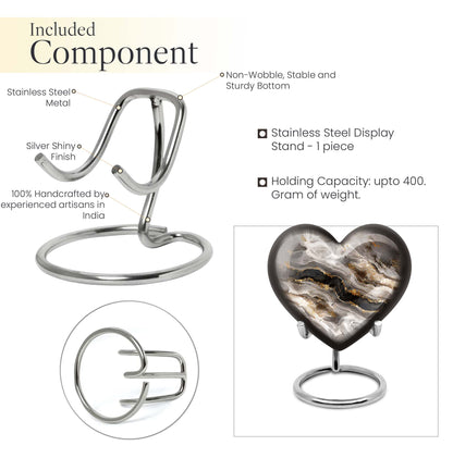 Vibrant Swirl Heart Urn