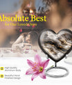 Vibrant Swirl Heart Urn