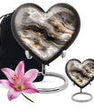 Vibrant Swirl Heart Urn