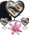 Vibrant Swirl Heart Urn