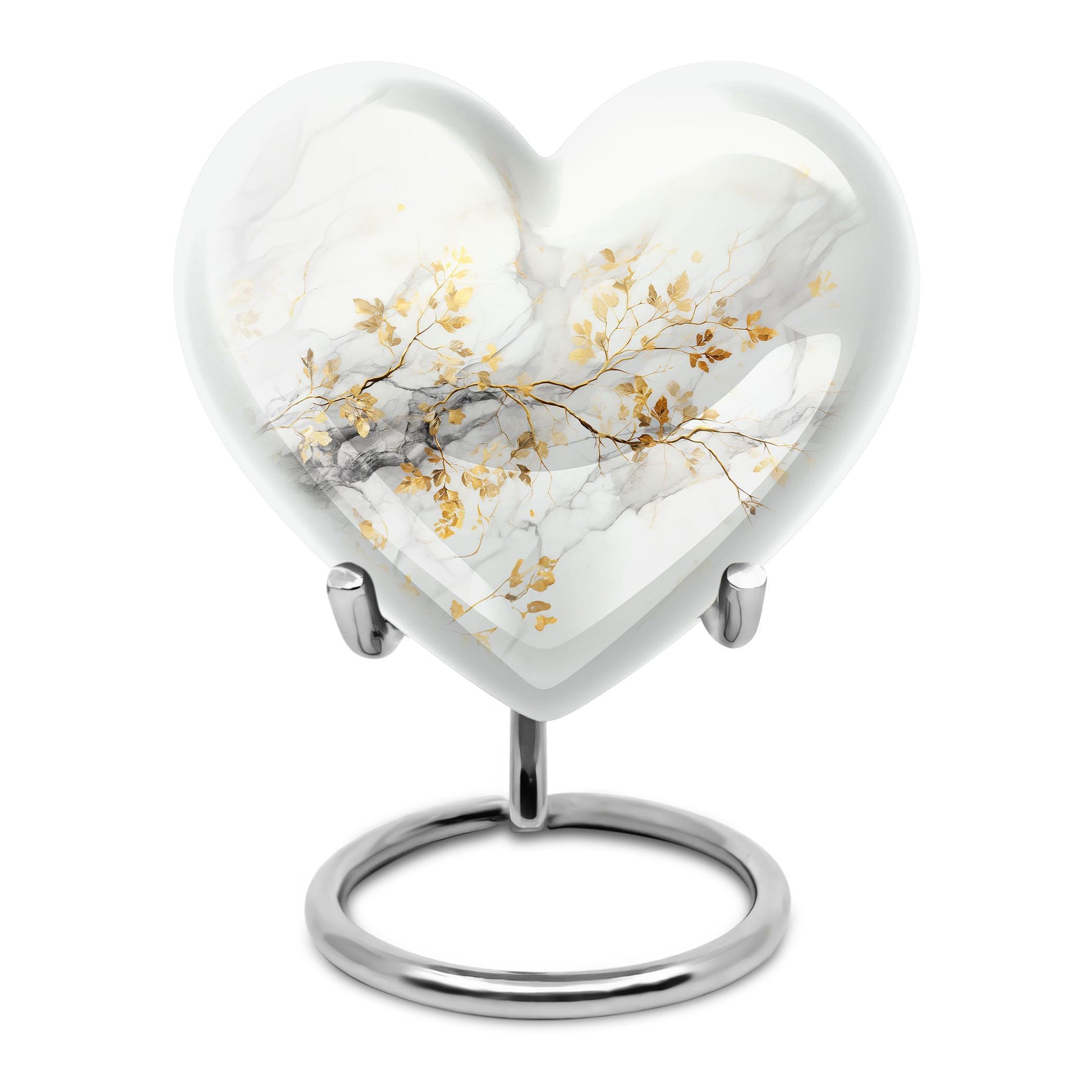 Vibrant Swirl 10-inch Heart Urn