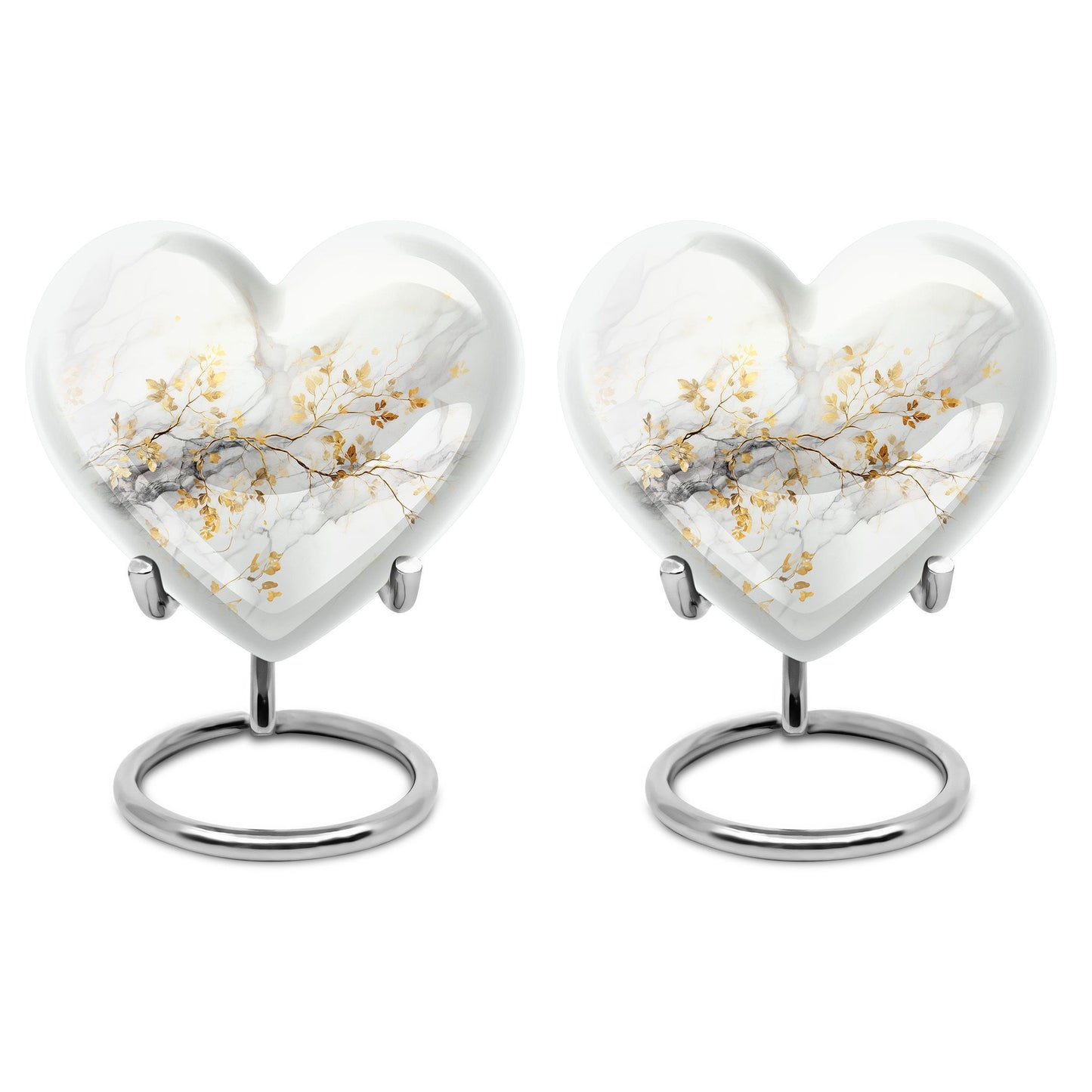 Vibrant Swirl 10-inch Heart Urn
