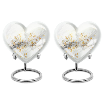 Vibrant Swirl 10-inch Heart Urn