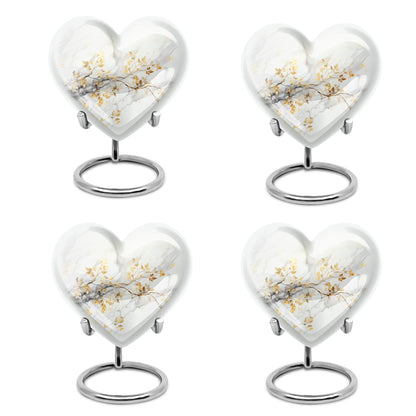 Vibrant Swirl 10-inch Heart Urn