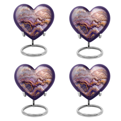 Vibrant Swirl, heart-shaped
