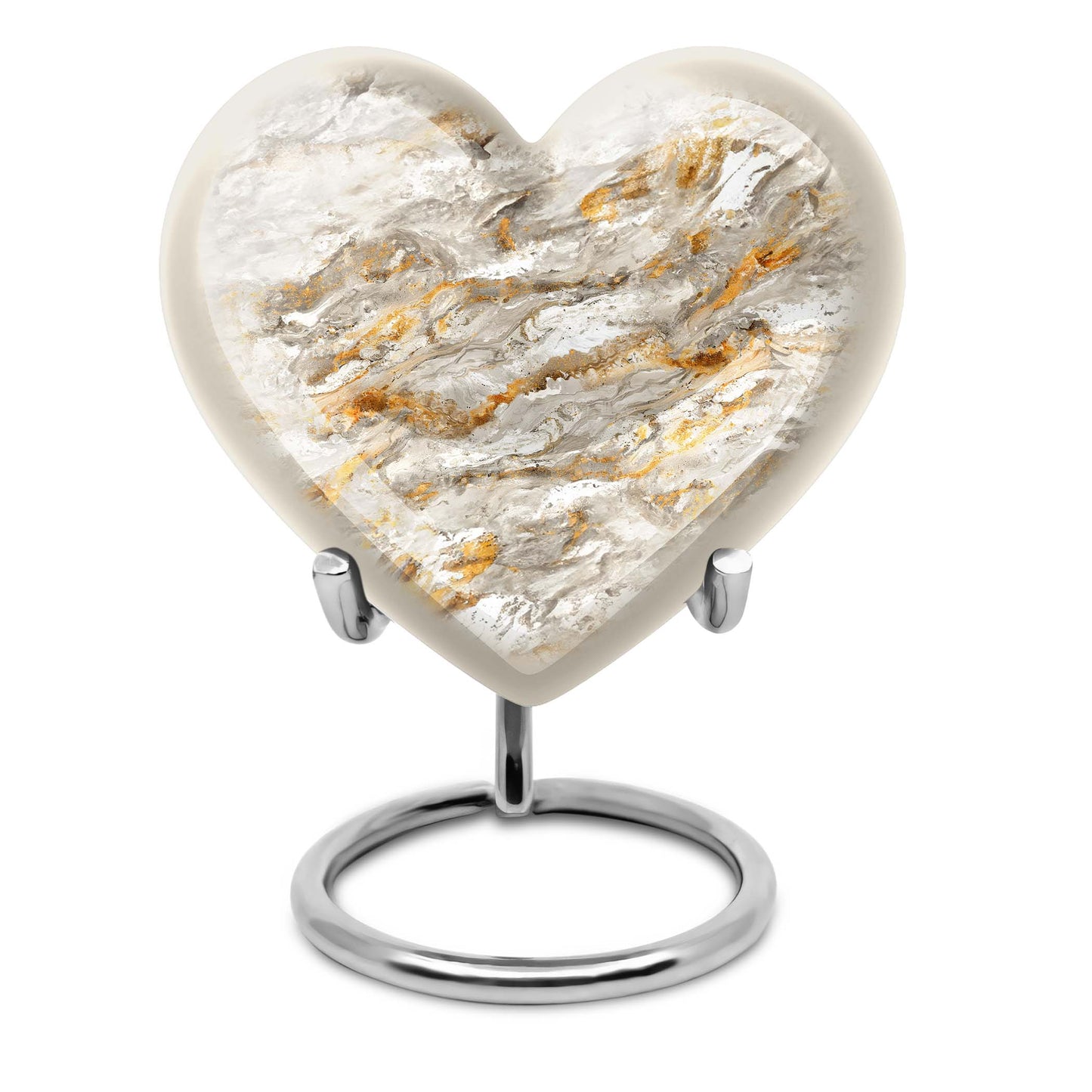 Vibrant Swirl Heart Urn