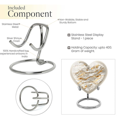 Vibrant Swirl Heart Urn