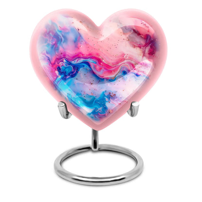 Vibrant Swirl Cremation Urn for Human Ashes