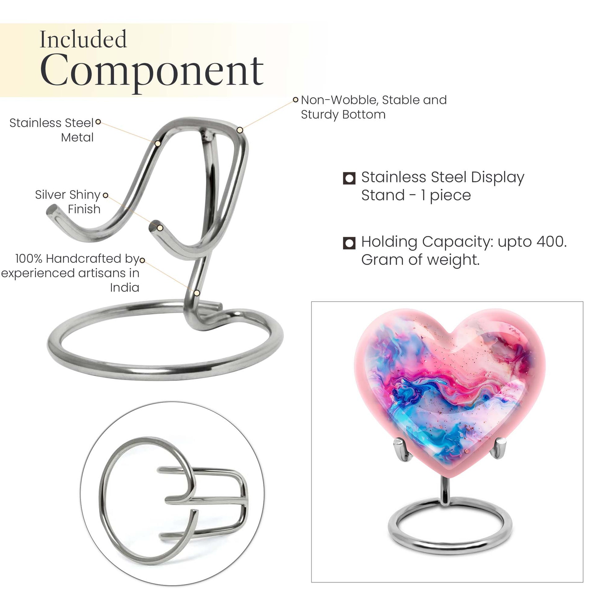 Vibrant Swirl Cremation Urn for Human Ashes