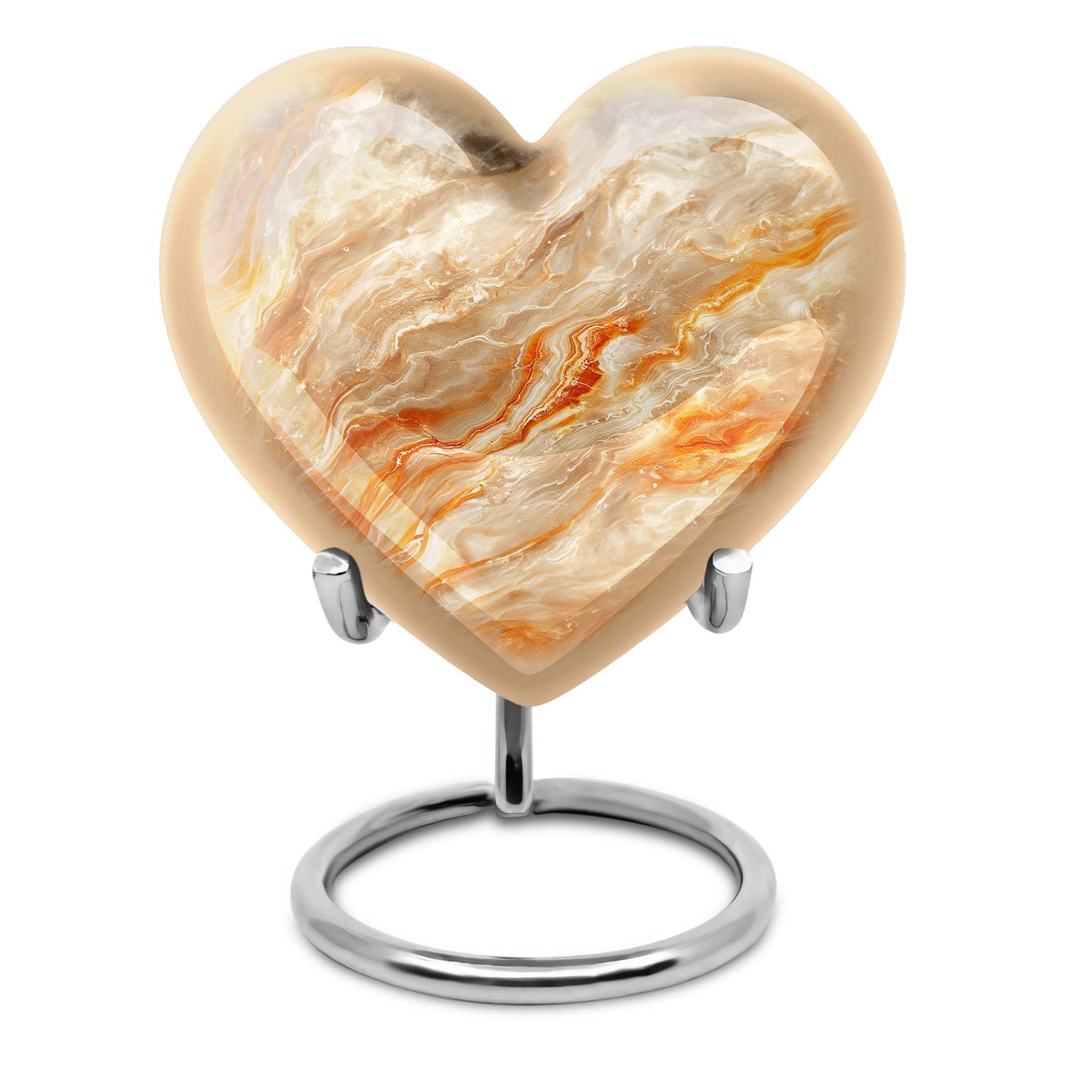 Vibrant Swirl Heart Urn