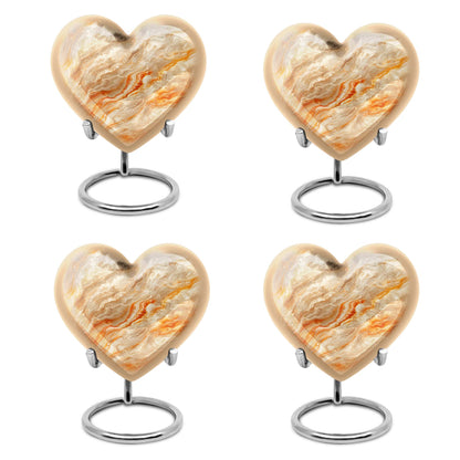 Vibrant Swirl Heart Urn