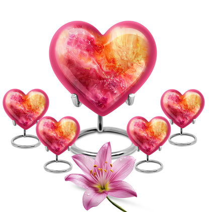 Vibrant Swirl Urn