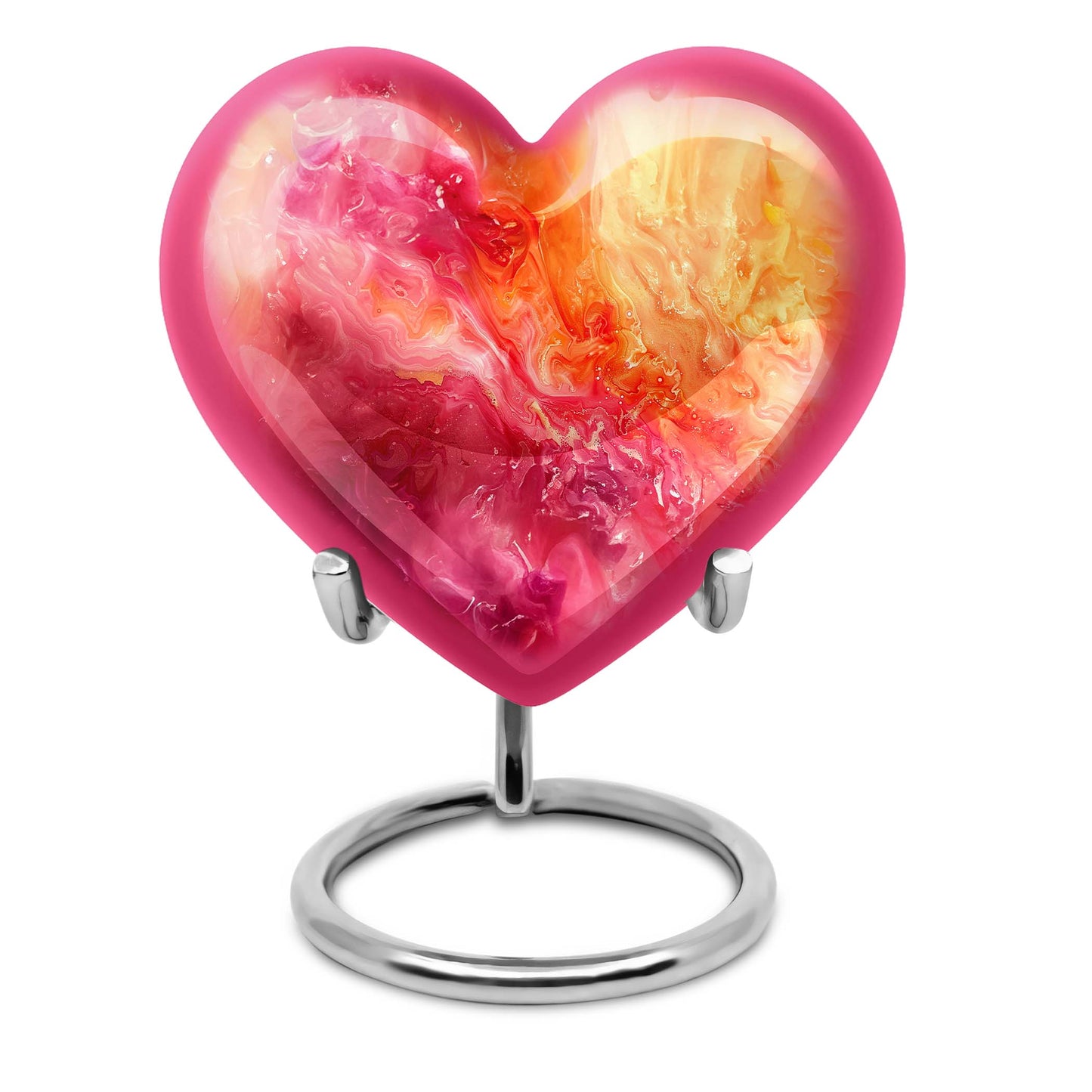 Vibrant Swirl Urn