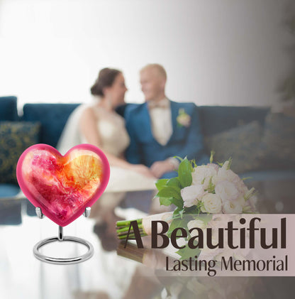 Vibrant Swirl Urn