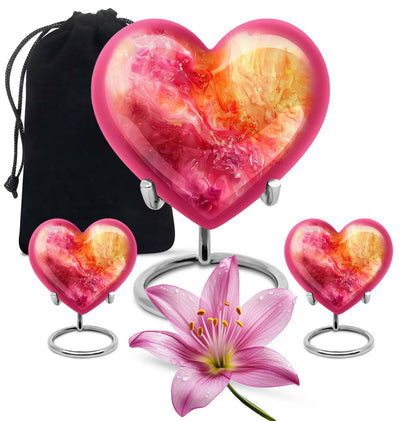 Vibrant Swirl Urn
