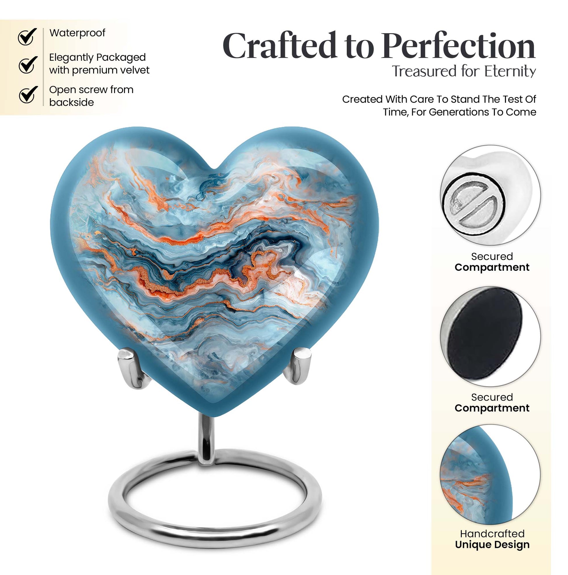 Heart urn