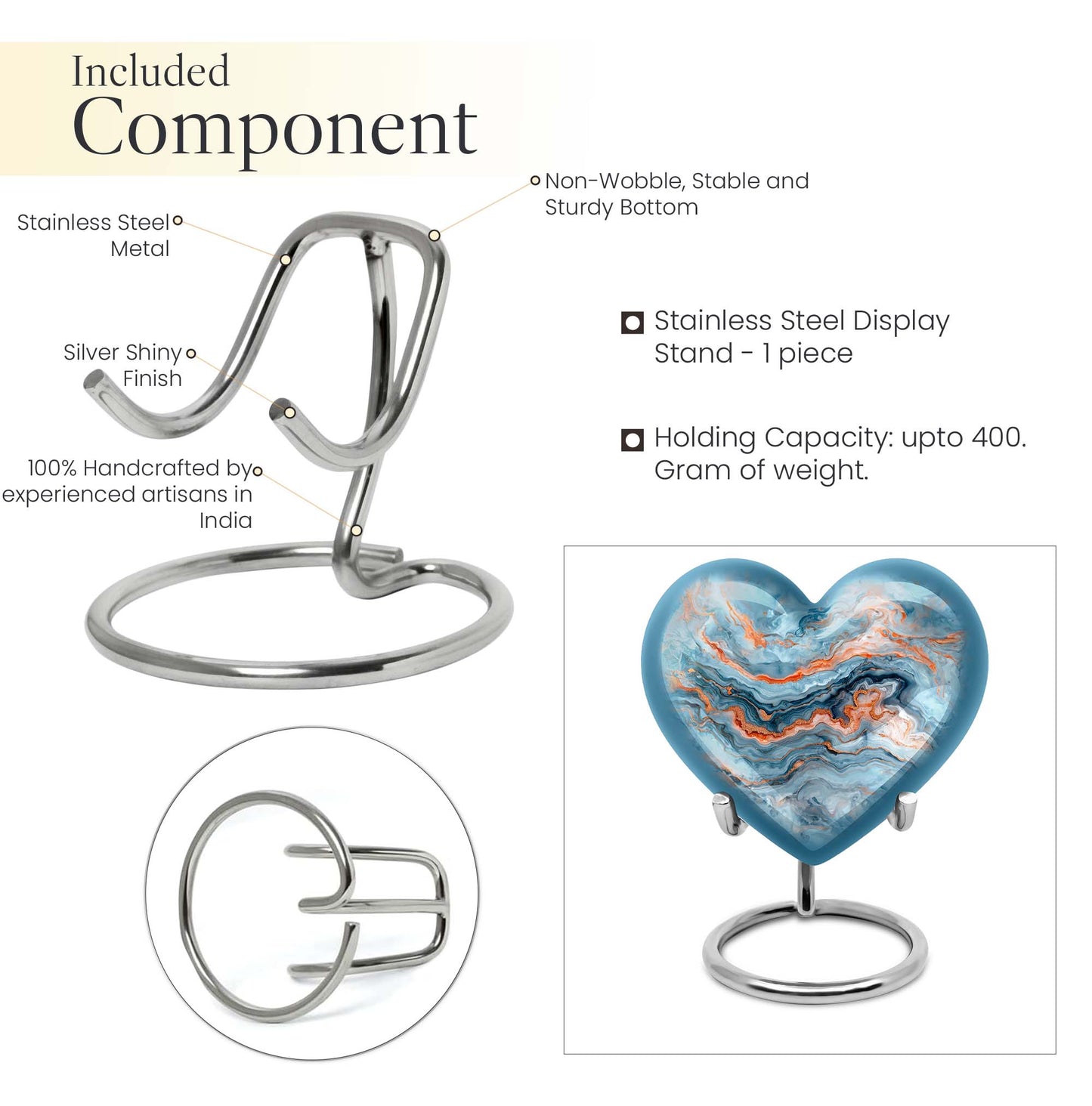 Heart urn