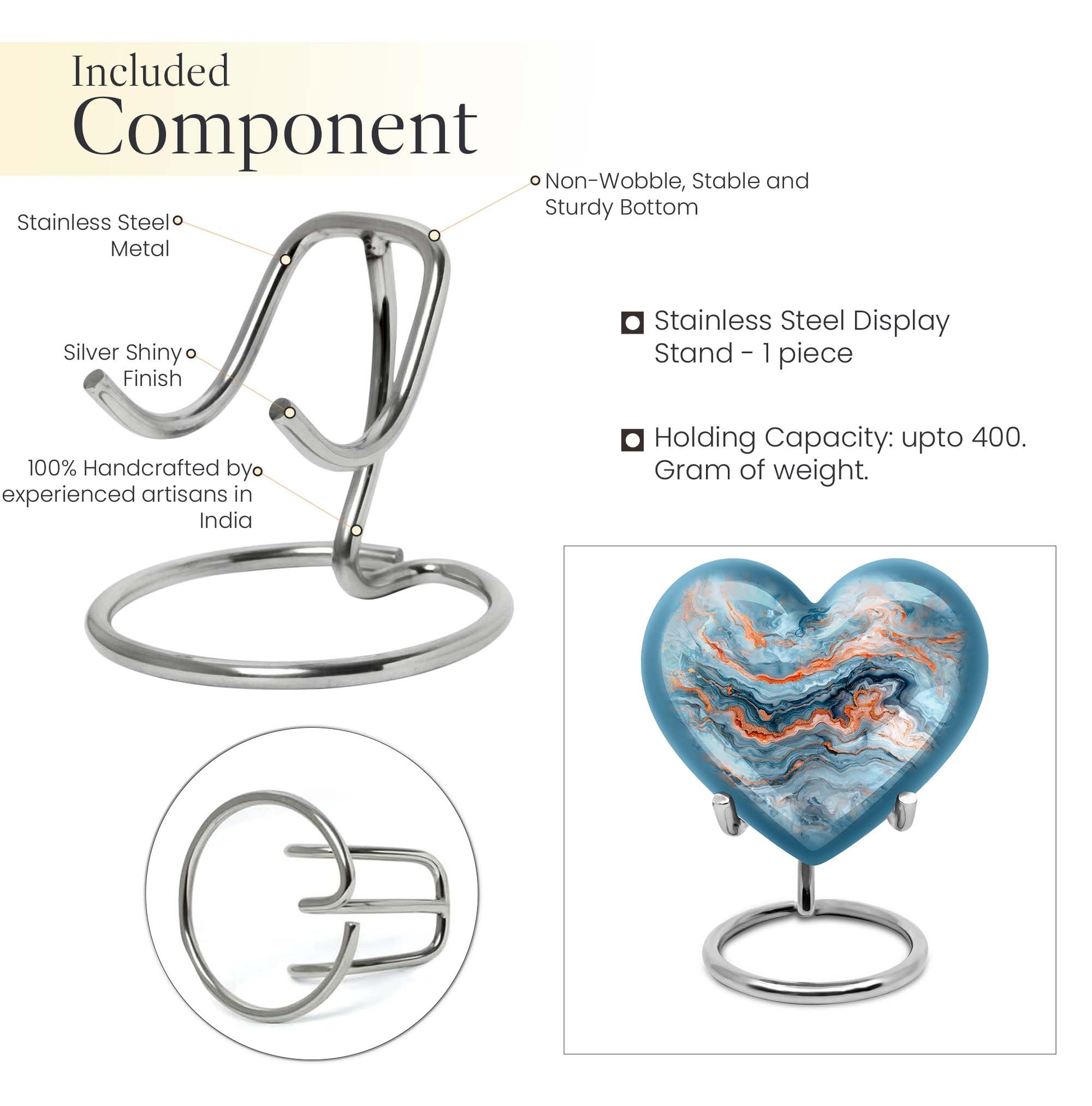 Heart urn