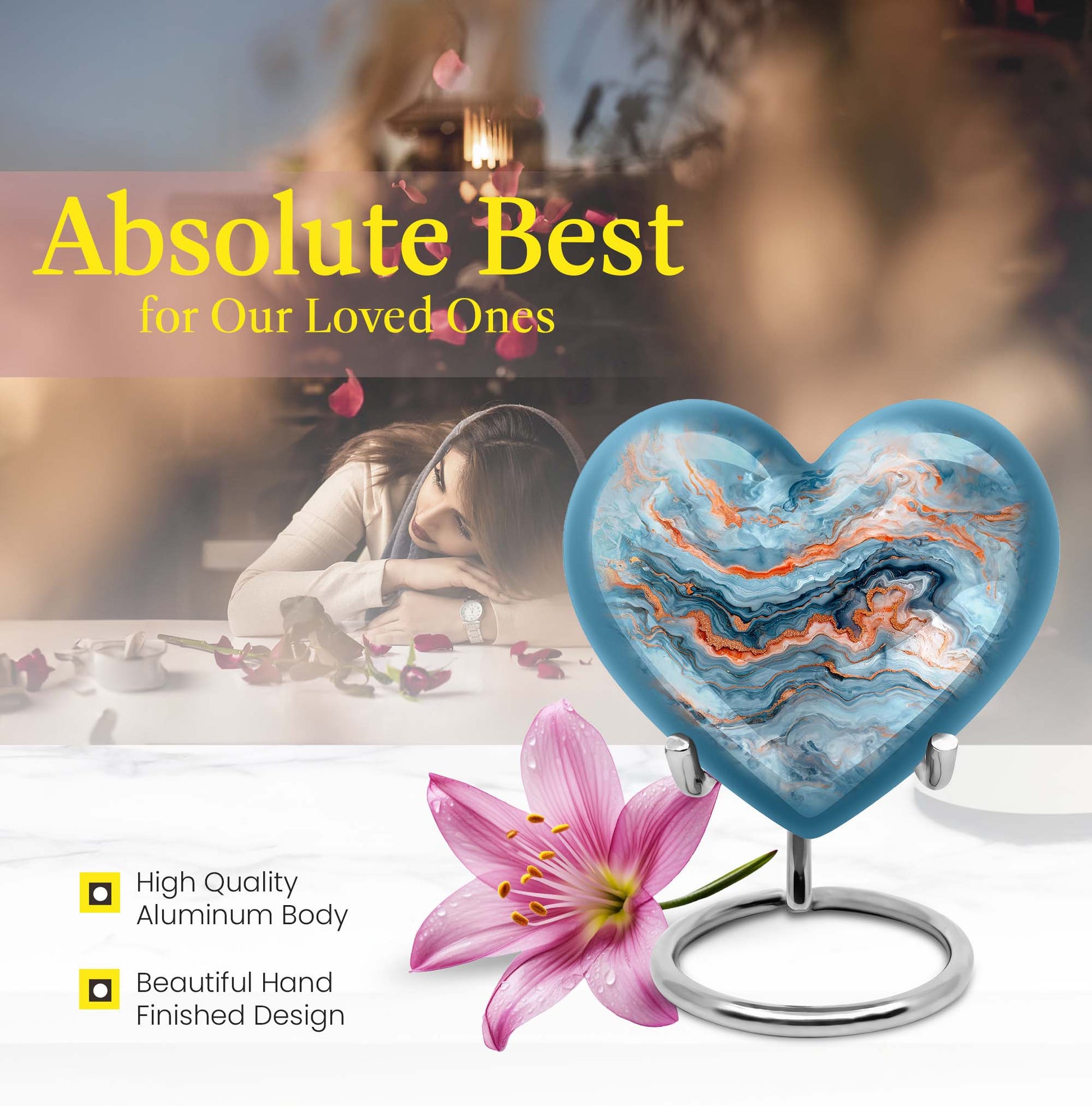 Heart urn