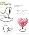 Abstract 10 inch heart urn for cremation ashes