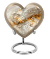 Colourful Swirl Heart Urn for cremation ashes