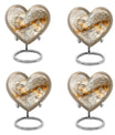 Colourful Swirl Heart Urn for cremation ashes