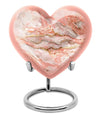 Colourful Swirl Heart Urn