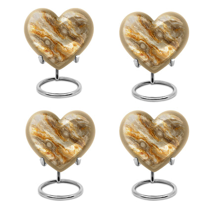 Colourful Swirl Heart Urn