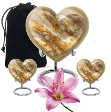 Large Urn with 2 Mini Urn