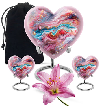 Large Urn with 2 Mini Urn