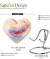 Colourful Swirl Heart Urn